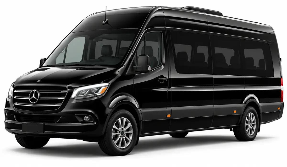 Passenger van for Seattle airport group transportation